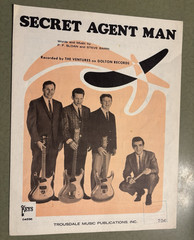 Trousdale Music « Secret Agent Man » Rock Piano/Voice/Guitar Sheet Music 04596