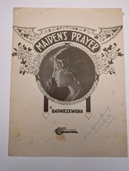 1924 Maiden&rsquo;s Prayer Sheet Music Thecla Badarzewska Piano Norma Garling IA Vtg