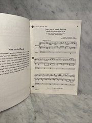 Jesu Joy Of Man’s Desiring Mixed Voices Schirmer&rsquo;s Choral Church Music 1940