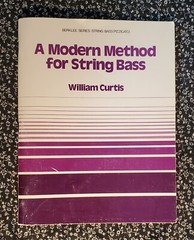 A Modern Method For String Bass, William Curtis, 1964 Revised Edition, Paperback