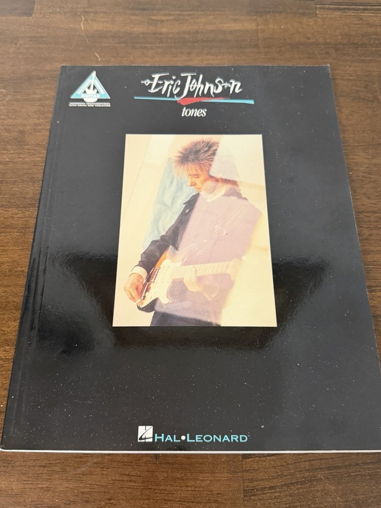 Eric Johnson Tones Transcribed Scores Book Guitar Fusion RARE