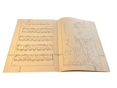 Christmas Kiddies Holiday Songs VTG Sheet Music 1937 And Coloring Book Remick