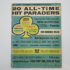 Vintage 1966 20 All-Time Hit Paraders Sheet Music Book 66B Beatles Troggs Pop