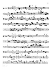 66 etudes in all major and minor keys for trombone, tuba, bassoon, string bass..