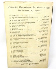 Requiem Sheet Music 1924 A Cappella SATB Mixed Voices Chorus Bantock US Seller