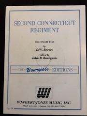 Second Connecticut Regiment Concert Band Complete Set Score Parts CD Reeves