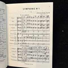 BRAHMS Symphony #1 – PHILHARMONIA (Austria) – Full Study Score