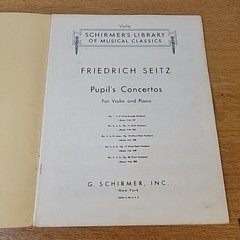 Lot of 10 Schirmer&rsquo;s Library of Musical Classics For The Violin Some Piano +2