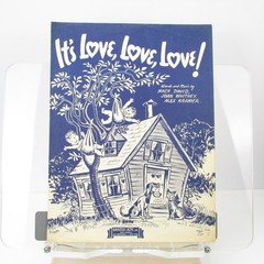 It&rsquo;s Love Love Love Piano Sheet Music Mack David Whitney Kramer P/V/G 1944