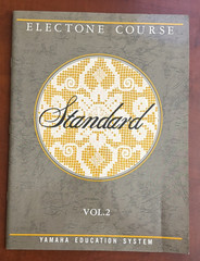 Yamaha Electone Course Standard Volume 1 & 2 Book 1984 Printed In Japan Rare