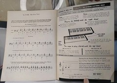 1965 « All Time Favorites » Song Book For Silvertone Electronic Organ Keys #4631-2