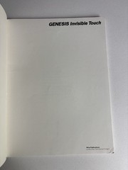 Genesis Band Invisible Touch Songbook Sheet Music 1986 Sheet Music Book