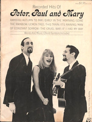 1962 RECORDED HITS OF PETER, PAUL AND MARY vintage folk pop rock songbook