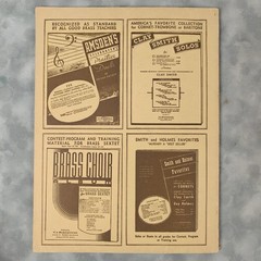 1927 Amsden&rsquo;s Celebrated Practice Duets Brass Trumpet Cornet Vintage Sheet Music