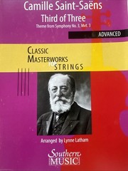 Camille Saint-Saëns Third Of Three Arr. By Lynne Latham HL00368184￼