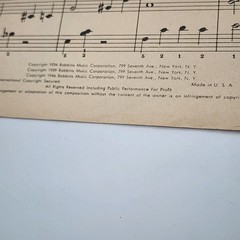 Sheet Music Deep Purple 1946 Robbins Music Corporation Piano (VG)
