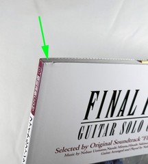 Final Fantasy X ~ XIII-2 Guitar Solo Collection IMPERFECT Sheet Music Tab w/ CD