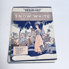 Lot Of 6 Walt Disney Movie 1937 Sheet Music Snow White Irving Berlin Great