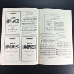 ALAN HOVHANESS 6108 Opus 157 Edition Peters Magnificat Vocal Score Klavierauszug
