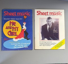 Lot of 20 Issues Sheet Music Magazines Vintage 1986-1989 Piano Guitar Organ