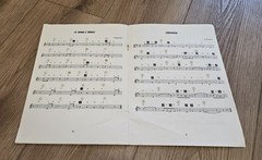 GE Sheet Music Instruction Book for Your 3-Octave Chord Organ 20 Songs