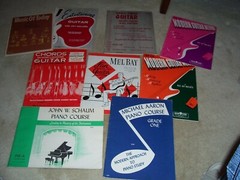 Lot Of 8 Vintage Music Song Books Piano & Guitar Various Artists