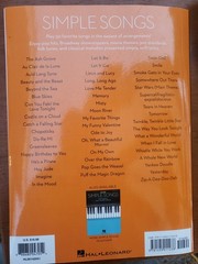 The Easiest Easy Piano Songs Songbook Pop Broadway Movie Jazz Folk Classical