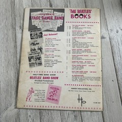 Vintage The Beatles &rsquo;65 Sheet Music Book Hansen Publications 1965 Pop Rock