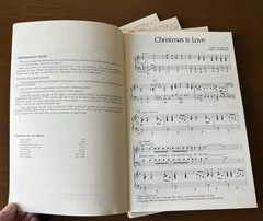 RARE Christmas Is Love Church Choir Music Songbooks by John Peterson LOT of 4