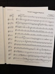 Second Connecticut Regiment Concert Band Complete Set Score Parts CD Reeves