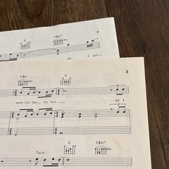 RARE Vintage “More Than Words Can Say” Alias Sheet Music 1990 Piano Guitar Vocal