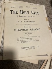 16.5lbs Of OLD SHEET MUSIC LOT 1900-1950s– SEE PHOTOS