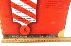 Barber Shop Songs and Swipes Song Book Music 1946 Piano Voice 15 Songs US Seller