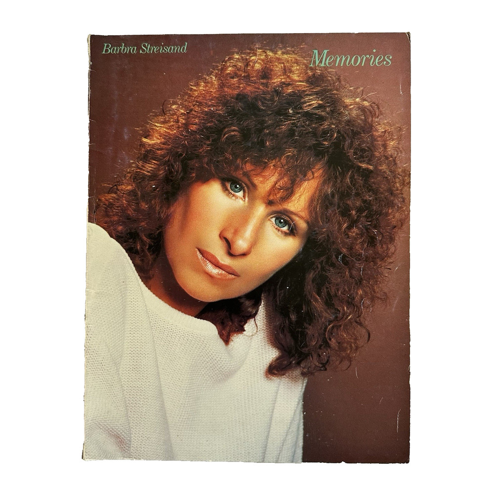 Barbra Streisand Memories Piano Sheet Music Songbook 1982