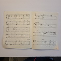 Beetlejuice DAY-O Sheet Music Ephemera POSTER 1988