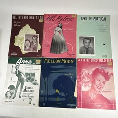 Vintage 1920&rsquo;s-1950&rsquo;s Large Sheet Music Lot Of 115 (2)