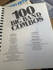 Eb Songbook 101 Big Band Combos Alto Saxophone Horn Flute Clarinet Comb Bound VG