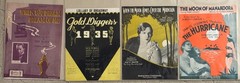 Lot of 59: Vintage sheet music from 1930-1952, Bing Crosby, Disney, Show tunes