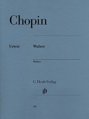 Chopin Waltzes Piano Solo Henle Urtext Early Advanced Sheet Music Book