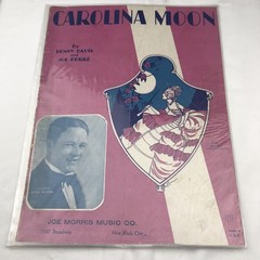 Carolina Moon Gene Austin Vintage Sheet Music New York USA Broadway