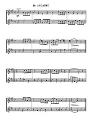 Alto and Tenor Sax Duets Mozart K.487 org. for 2 horns Comb Bound Brand New