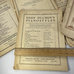 2 Pounds of VTG Antique Sheet Music for Crafts Scrapbooking Color & BW Print