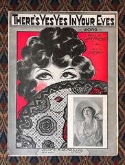 There&rsquo;s Yes Yes In Your Eyes, Vintage Sheet Music 1924, Cliff Friend, Jos Santly