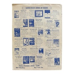 Mission Chimes 1926 Sheet Music William Francis Mission Art Piano Solo Bells