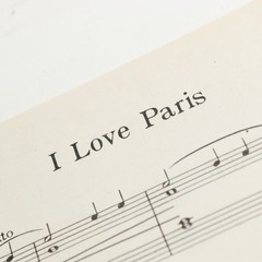 I Love Paris Can-Can Piano Voice Sheet Music Cole Porter 1953
