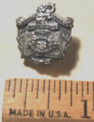 ANTIQUE 1939! All New York State H.S. Music Clinic Sterling Lapel Pin Tie Tack