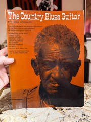 The Country Blues Guitar by Stefan Grossman Sheet Music Tab And History 1968