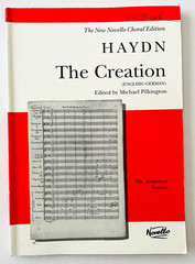 Haydn The Creation Vocal Score Music Book English & German Novello