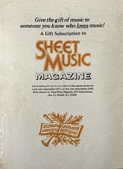 Sheet Music Magazine Complete Words & Original Music Introductory Issue 1976