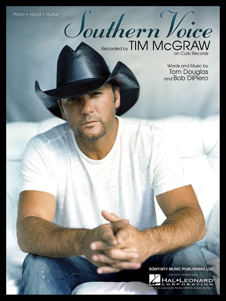 Southern Voice Song by Tim McGraw Piano Vocal Sheet Music Guitar Chords Lyrics